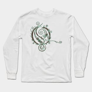 CALLIGRAPHIC LETTER "O" Long Sleeve T-Shirt